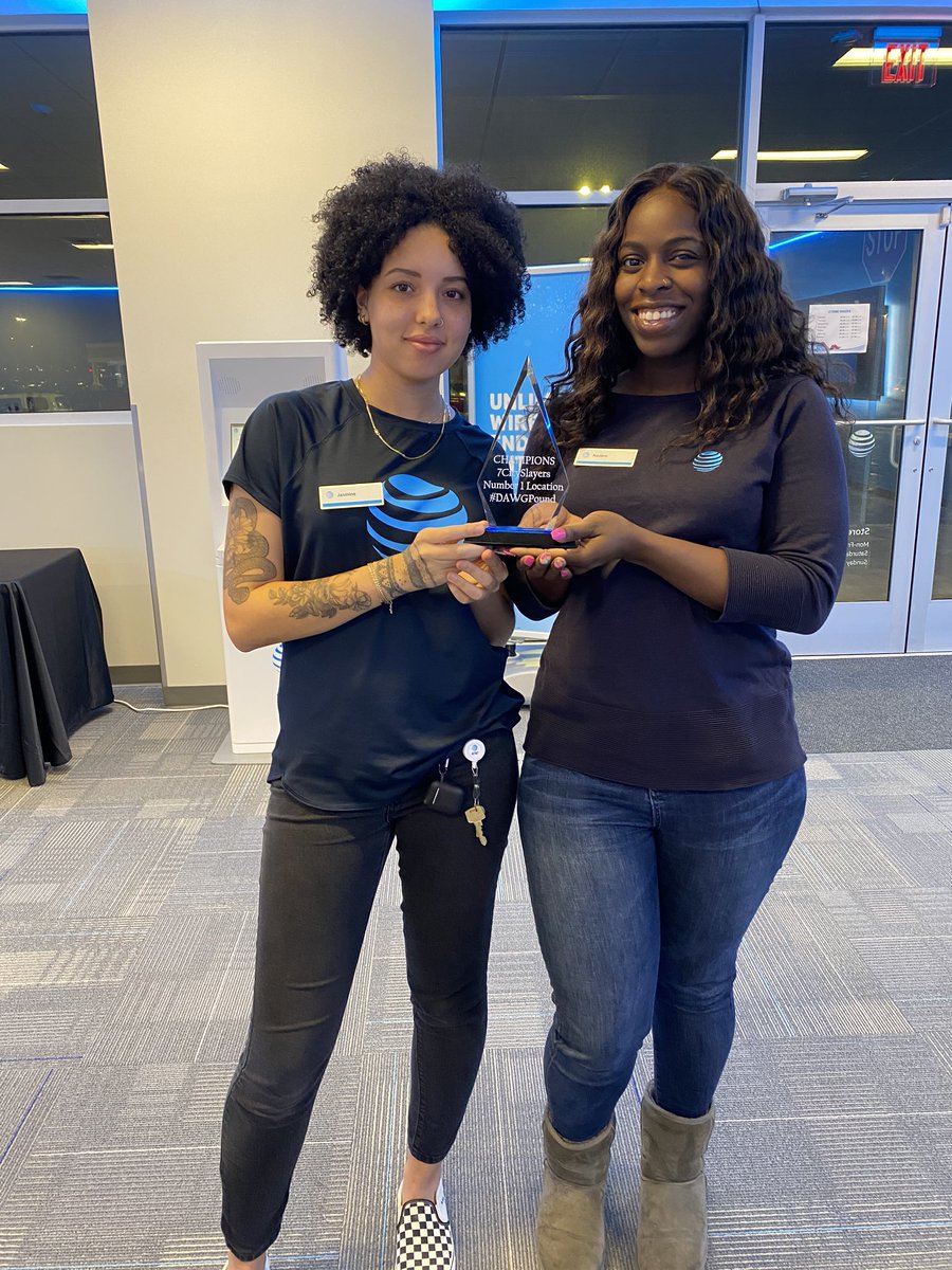 cjay0908's tweet photo. Congratulations @KywanStarkes @lauren_winborne @jaschp267 @jermey83368731 and the Greenbrier Square team on being the #1 team under the #7CitySlayers and the #DAWGPound ⚔️🔥 Trophy delivered, fridge is filled and lunch provided!! 🎊🎉 https://t.co/QVz2FIzUkK