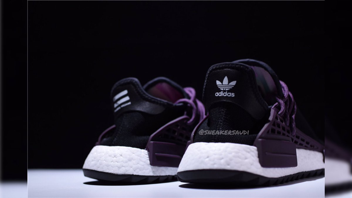 sneakersaudi's tweet photo. Adidas Nmd Hu “Pharrell-Holli-Black/Purple” 

#Nmd #adidas #pharrell https://t.co/FUkJ8CAqg4