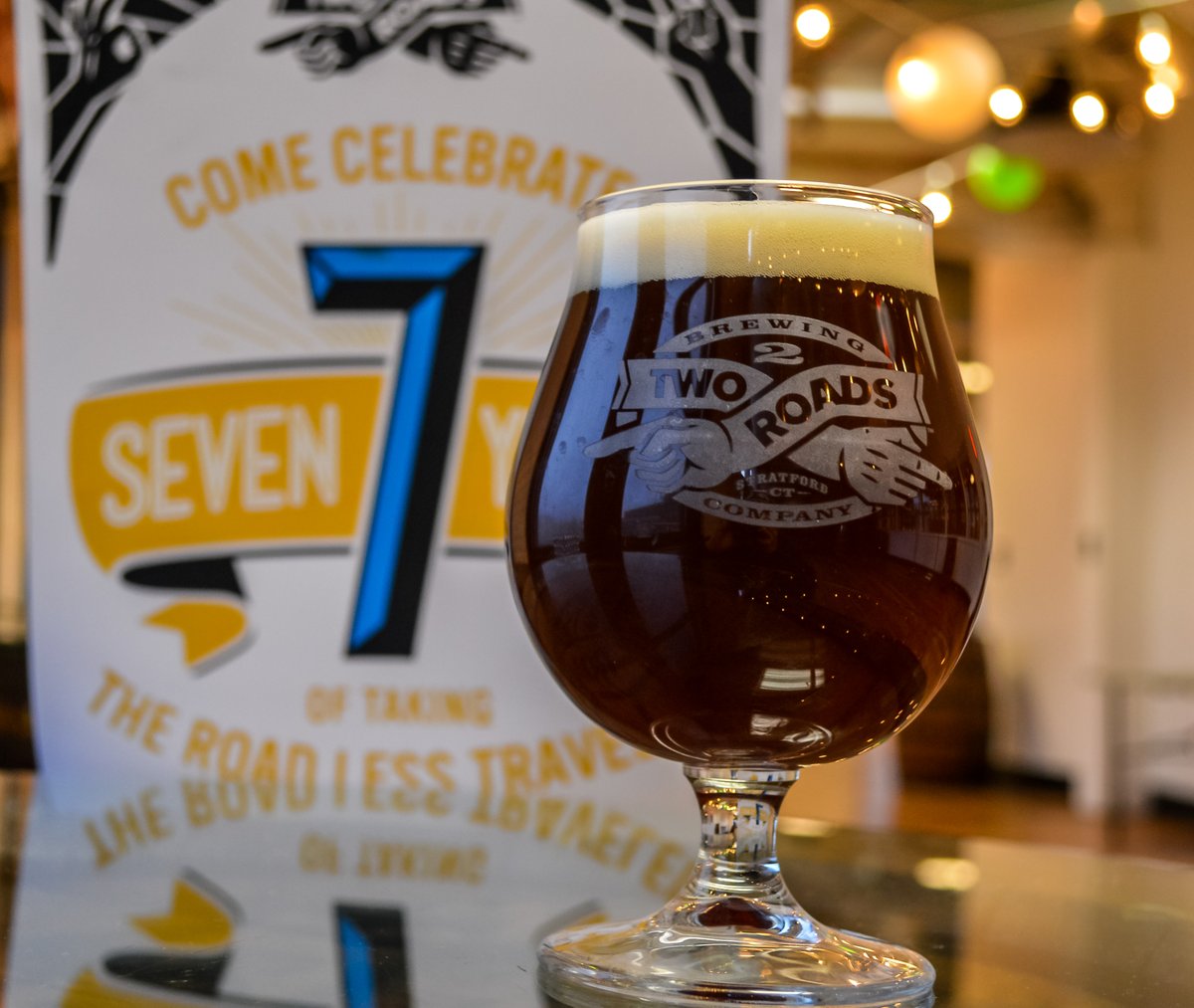 We're turning 7 tomorrow and to celebrate we're pouring our 7th Anniversary Ale, is inspired by the English Old Ale style. The term “Old Ale” does not necessarily indicate an aged ale but more commonly a dark-colored, malty strong ale.