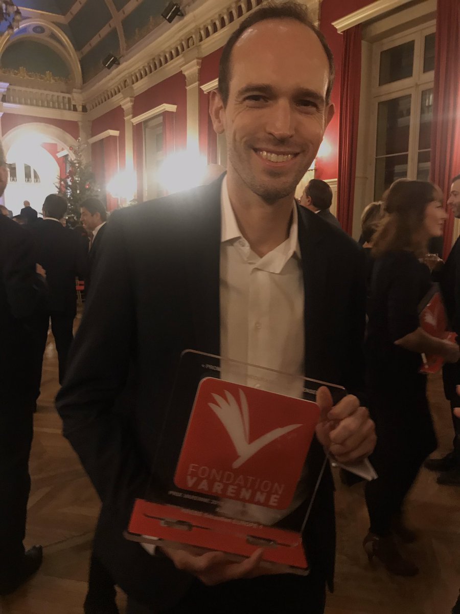Un grand bravo @sebastienkrebs lauréat du Prix Radio 2019 de la @fondatvarenne  pour son reportage en Tunisie sur un jeune candidat à la migration diffusé dans les @carnetsdumonde #europe1