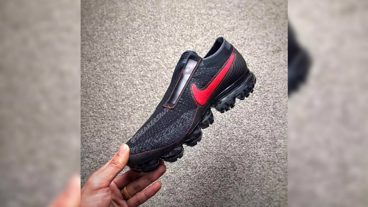 sneakersaudi's tweet photo. Nike air vapormax flyknit “Black Red costume made” 

#nike #nikeair #nikevapormax #vapormax #nikeflyknit https://t.co/7QrQPDAYAy