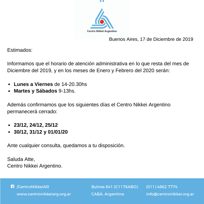 Centro Nikkei Argentino tweet media