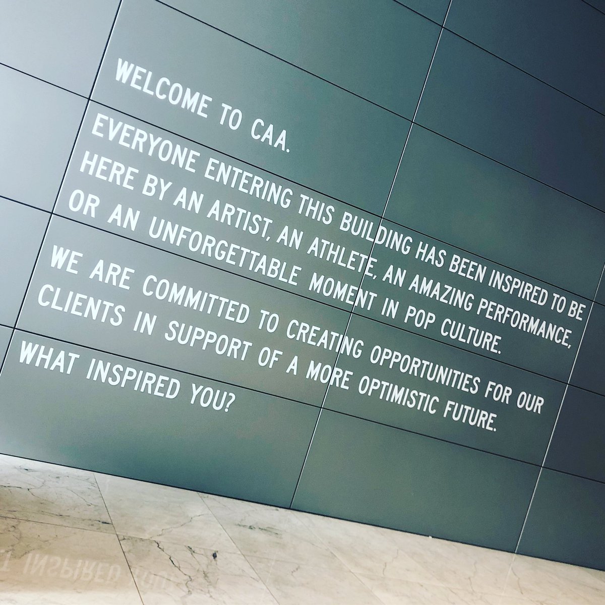 thelucywalsh's tweet photo. Office visits today with gratitude for those on my team. #caa #DanielHoff #AzoffMusicManagement #GloriaGifford https://t.co/faRalJooIq