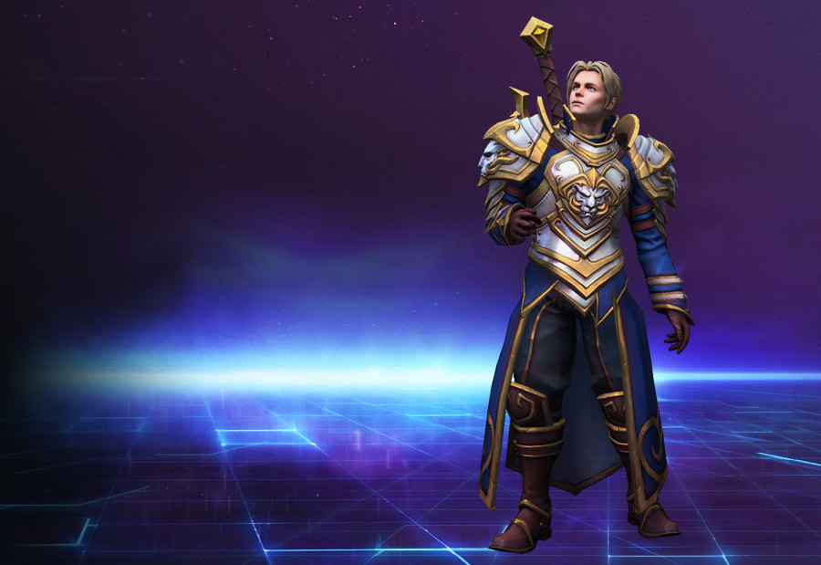 oh my god i had no idea how cute they made anduin in heroes of the storm ho...