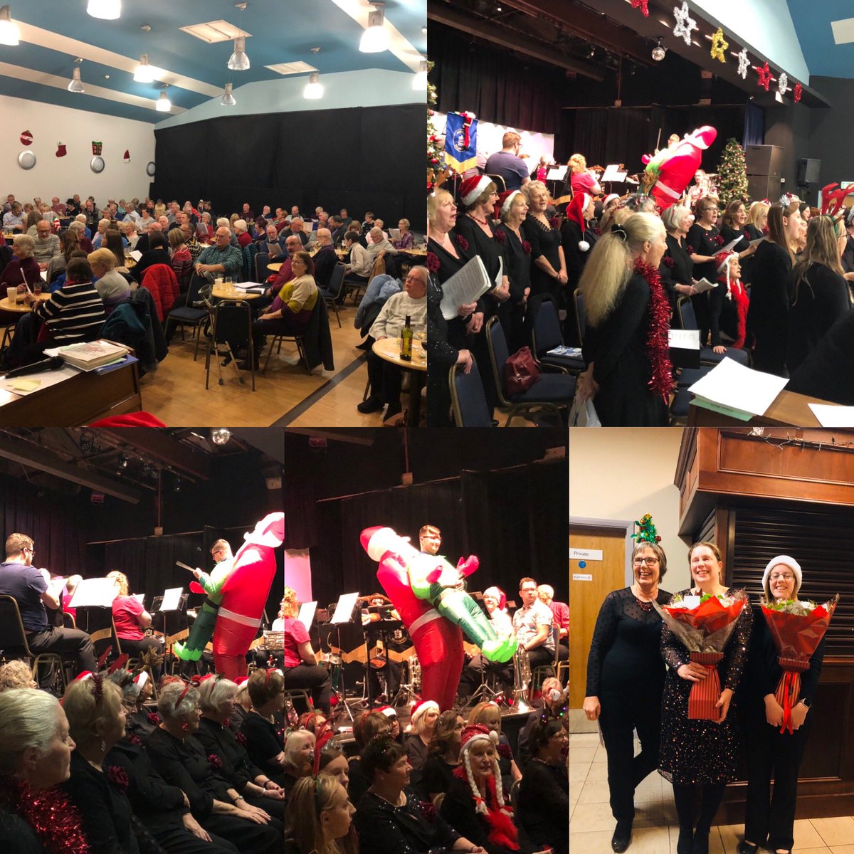 Waldershelfsing's tweet photo. Fantastic end to our Christmas concert season with @DeepcarBrass @MissCathrynJane - some rousing carols and lots of fun! Just a pub sing on Thursday and an appearance in @FoxValleySheff @SandersonsStore at midday on Sat #itsChristmas https://t.co/ZLXZPNaz7V