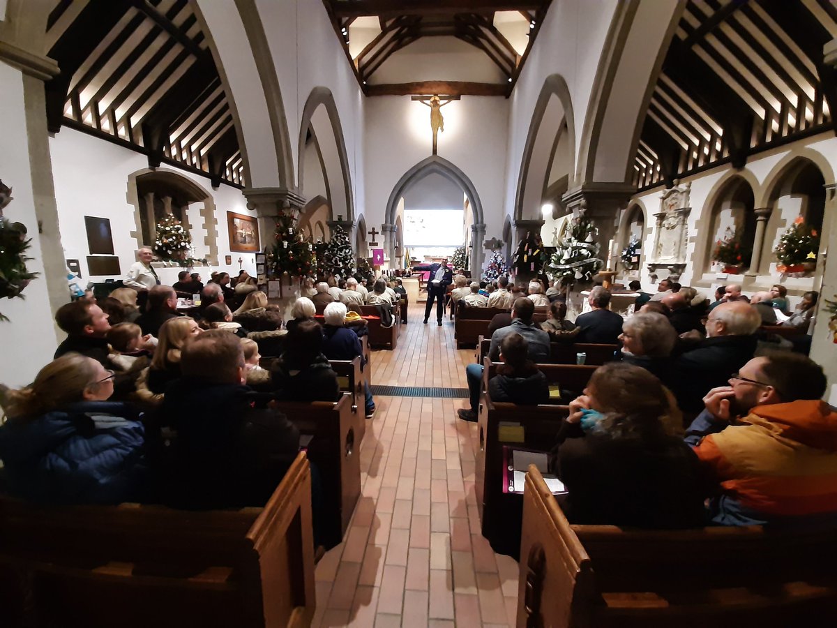 Fantastic turn out at our annual carol service at All Saints Banstead