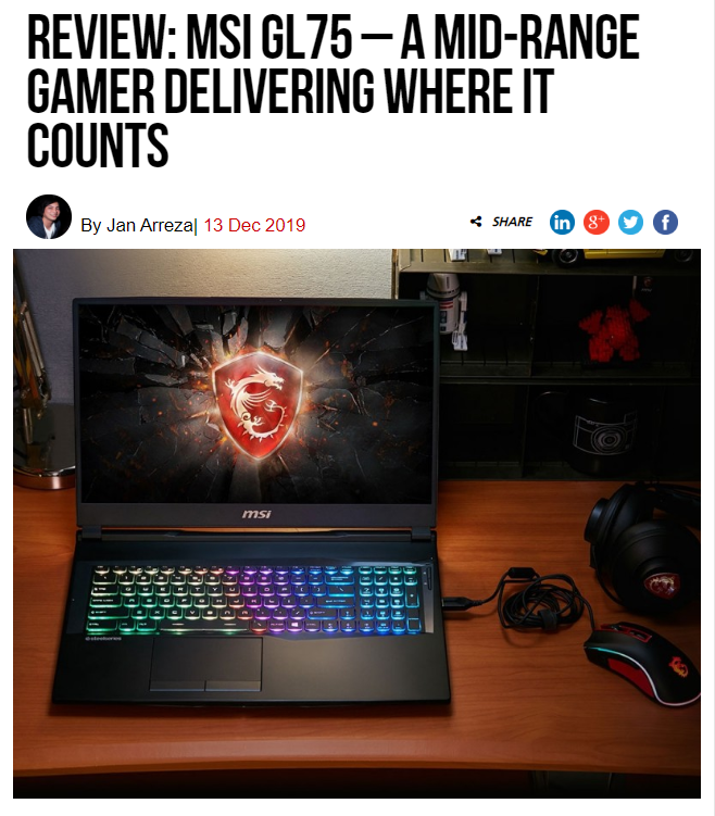 AustraliaMSI's tweet photo. Priced at $1,899, the MSI GL75 bring the mid-range gaming laptop market into extremely competitive in recent times. Read the review of MSI GL75 here: https://t.co/9KHxA94qwg
Special Christmas promotion: https://t.co/HapmH6VJdv
#GL75 #MSI #MSIgaming #MSImadeforgamers #midrangeNB https://t.co/m275BMoIfm