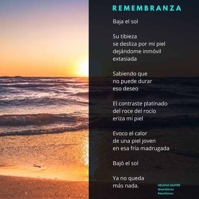 HeleSastre's tweet photo. REMEMBRANZA 

"Evoco el calor 

de una piel jóven 

en esa fría madrugada"

HELENA SASTRE 

#aureliavoz #poesia
#uruguay #montevideo #Recuerdos https://t.co/B3XE2H0La0