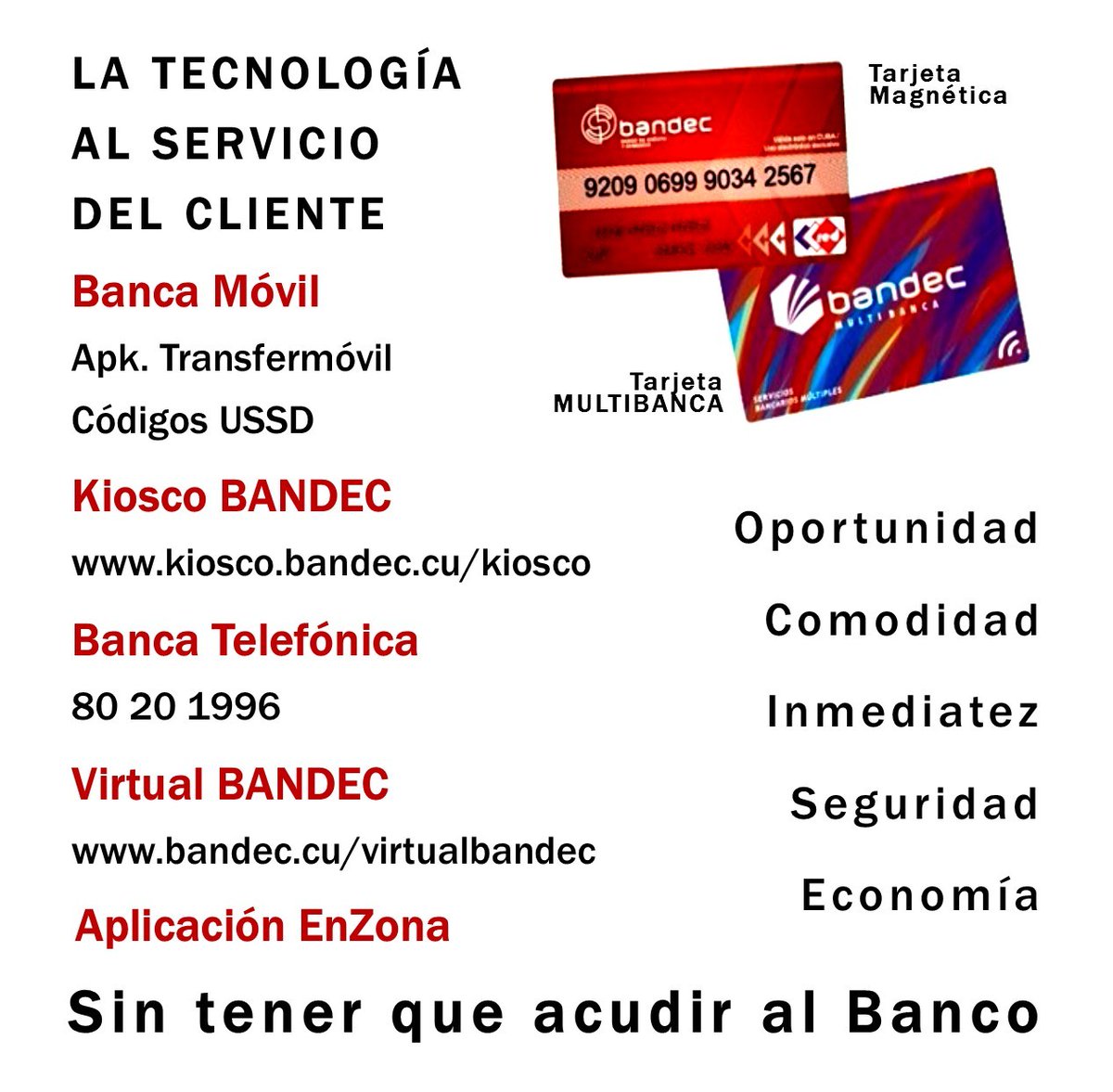 Mediante la constante capacitación y divulgación se pretende elevar la cultura del uso de la tarjeta magnética, proceso en el cual los bancos han contado con el apoyo de los medios de difusión masiva.