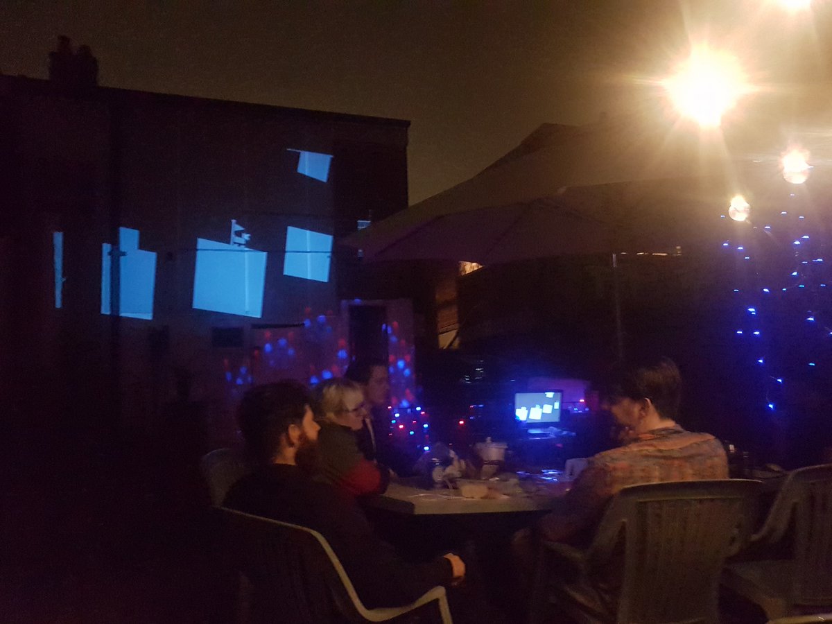 jemztones's tweet photo. On the weekend me @dinopokey &amp; @NoneForSome experimented with throwing a little games party in the backyard as practice for a fancier games exhibition we're planning for next year. It turned out really lovely and hopefully we can do another in the future! https://t.co/svPDY1hJPM