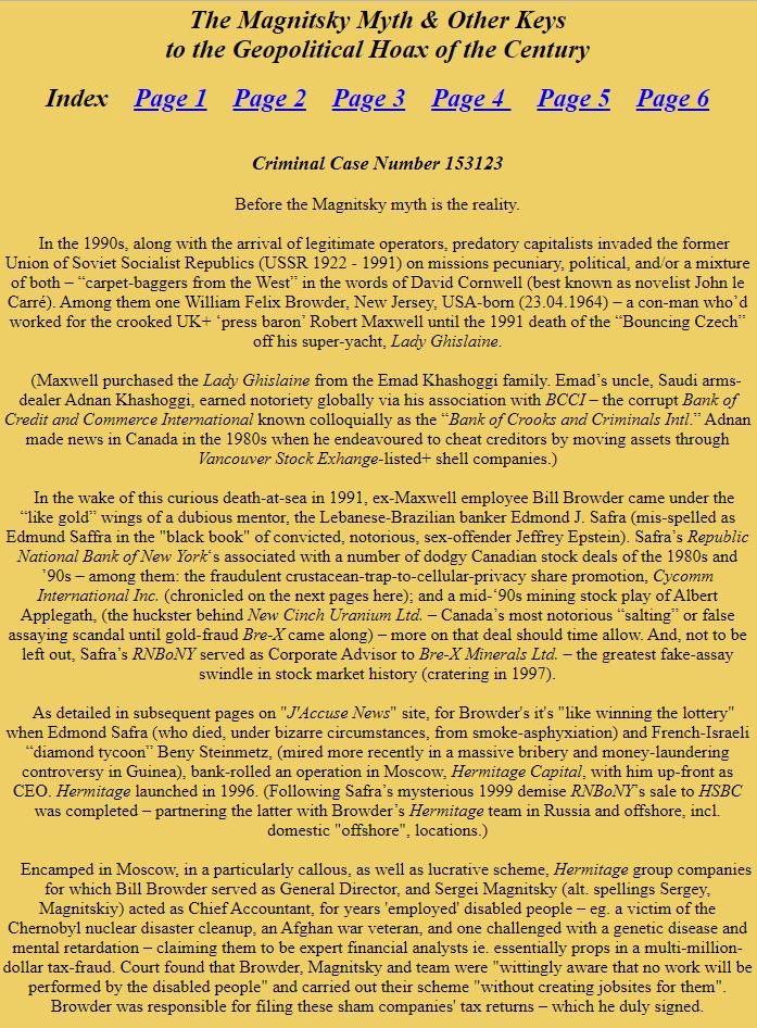NewsAccuse's tweet photo. @MarkAmesExiled Career conman Bill Browder has left a trail for decades, from his time w. Robert Maxwell, Salomon Bros., Edmond Safra and more, incl. the #Magnitsky hoax that now unravels. Such scams as #Avisma, #Saturn Investments, #Dalnaya Step etc. are well-documented: https://t.co/qsom1mFcRK https://t.co/nnnJ47D9xK