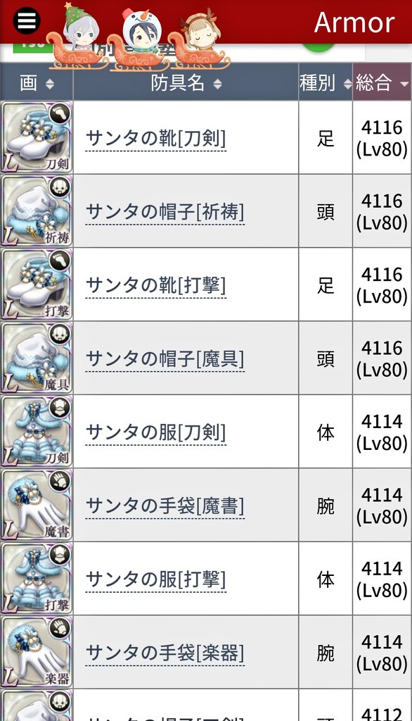 最強 防具 シノアリス
