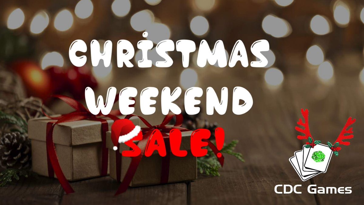 games_cdc's tweet photo. Looking for some last minute stocking stuffers? Check out our Christmas Weekend Sale!

https://t.co/guvS0AVIE3 https://t.co/CGtgXwqKmX
