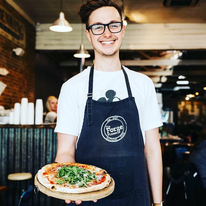 ForgeMenu's tweet image. Prosciutto Pizza - San Marzano tomato, Fior di latte, Prosciutto di Parma, rocket, Grana Padano  📸 - Samantha Kencis Photography  #ballarat #woodfiredpizza #lunch