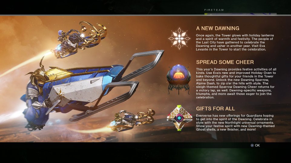 Dychronic's tweet photo. Destiny 2: Dawn & Dawning - THE GRIND! https://t.co/WpP4HxPrDE
.
#Destiny2 #DestinyTheGame #Destiny2Shadowkeep #Destiny2Dawn #Destiny2DLC https://t.co/82sHVN9Pfg