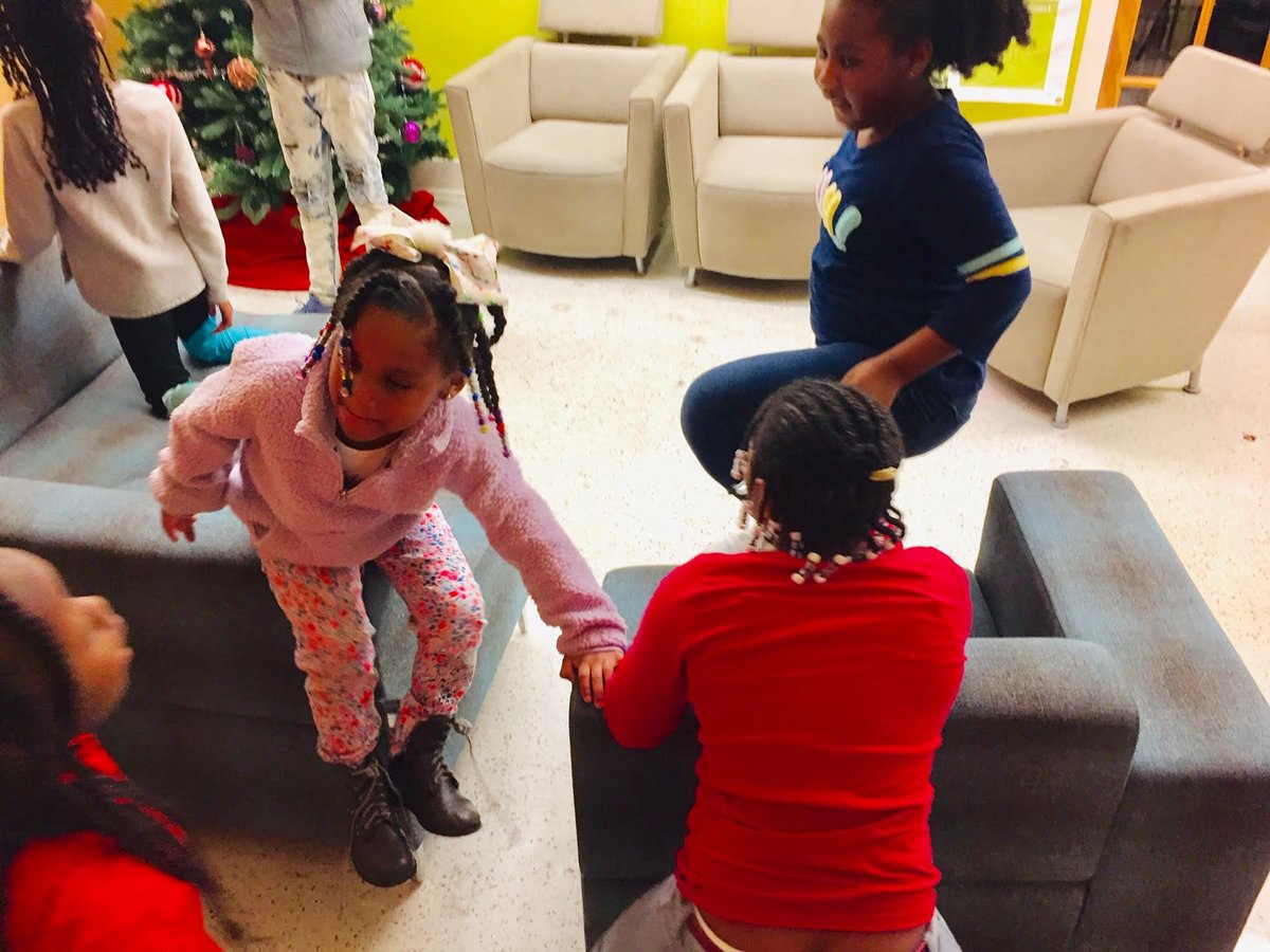 This week is Open Studios - a celebration of supporting young artists from our Fall 2019 community programs as they work to create change in our neighborhood. Even #Santa got in on the fun.