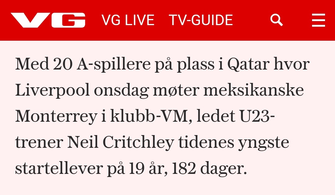 ThomasBB4's tweet photo. Startellever på under to år i snitt! #spillerutvikling @vgsporten https://t.co/85tHiWW4jw