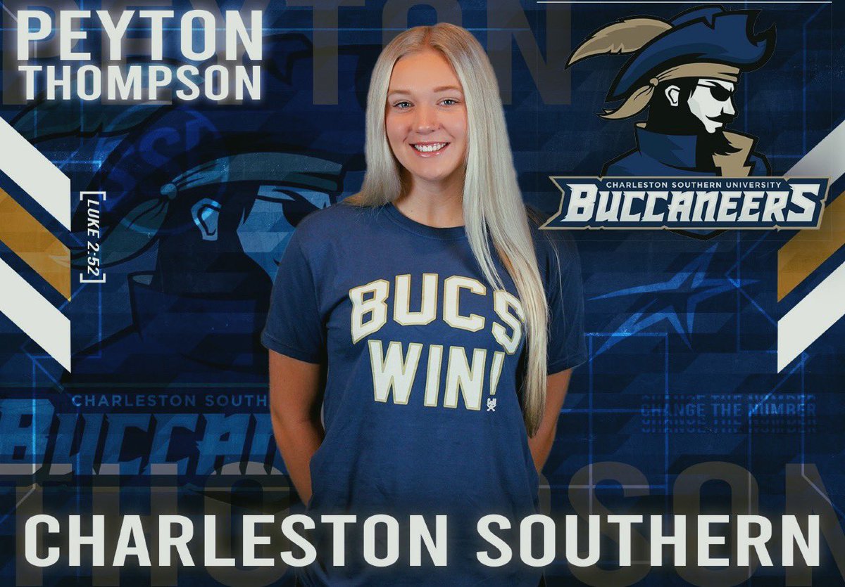 peytonmarie_3's tweet photo. extremely blessed to announce that i will be transferring to Charleston Southern! i’m beyond thankful for my time at USF and can’t thank everyone there enough. I can’t wait to see what this next chapter holds for me. Thanks for all the love and support. Go bucs! 💙💛 https://t.co/0Dl8zo57ux