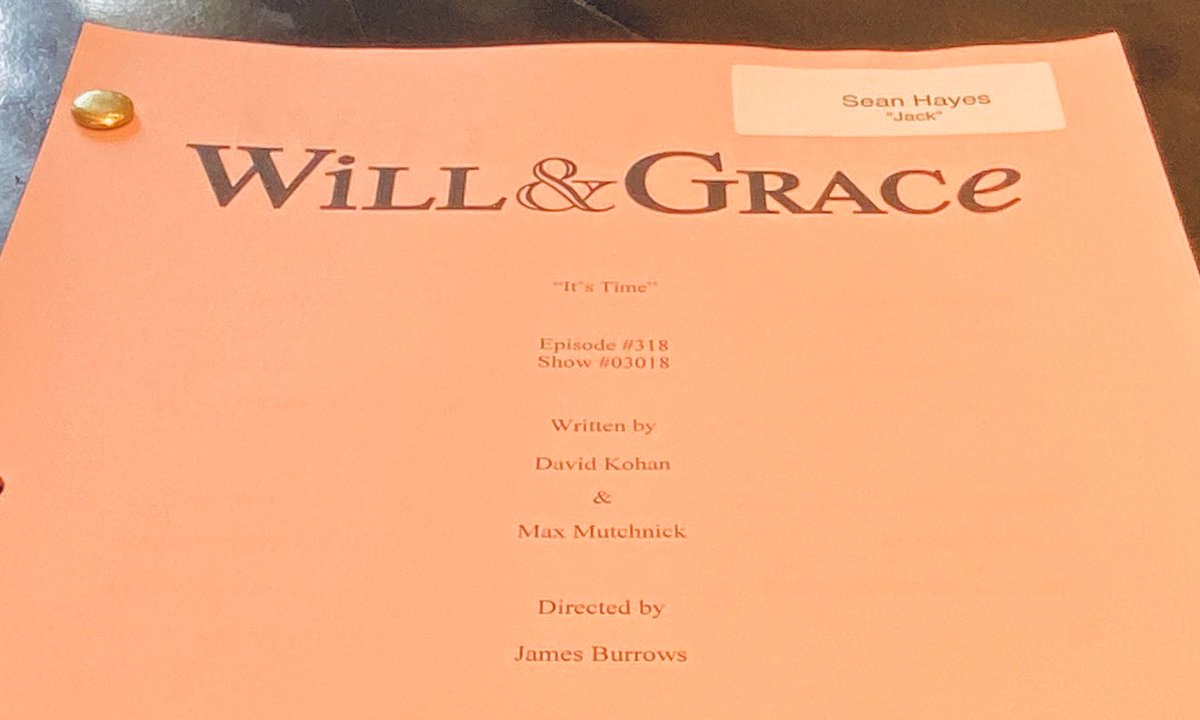 ...and so the end begins. 😢  #WillandGrace