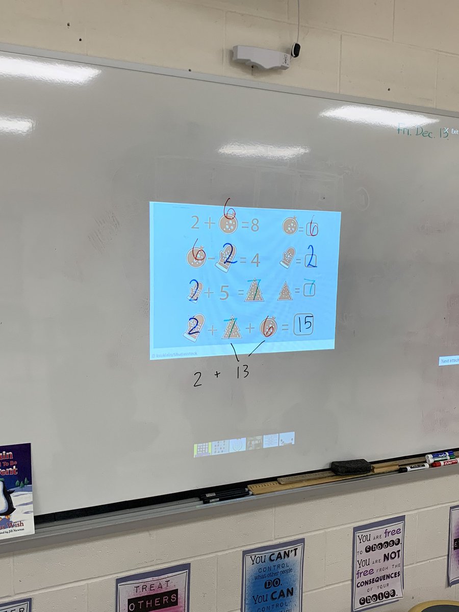 CBrenaIaniro's tweet image. We finally got to try some of the great #DPMathItUp Christmas math problems today. Students told me that it didn’t feel like they were doing work, they were having fun! #mathisawesome