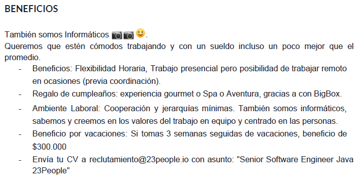 soyeqa's tweet photo. Saludos red! #OfertaLaboral Senior Software Engineer Java👍 interesados escribirme a eduardoquiroga@ieee.org https://t.co/NUTwo7Gyjd