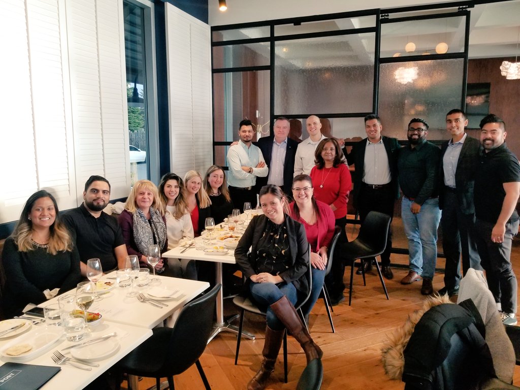 MarianNishan's tweet photo. Great food and even better company to celebrate a great year with the SNAP BM and ABM team! @GerardDinneen https://t.co/aI6DxP1mXa