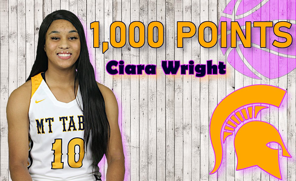 From all of us here at MTHS; we would like to congratulate our very own Ciara Wright for surpassing    1️⃣0️⃣0️⃣0️⃣ career points for our Varsity Girls Basketball tonight against West Forsyth! 🏀🏆🥇🎊🎉