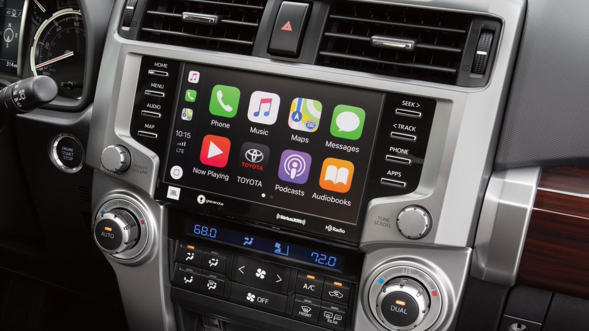 ehrlichouteast's tweet photo. If you have an Apple device and want a vehicle that seamlessly connects to it, many new Toyota models come with Apple CarPlay® capabilities to make that dream come true. https://t.co/aEPfRLd8ad