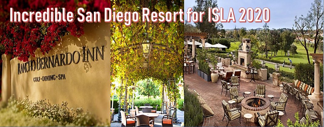 us_isla's tweet image. Now is the time to book your accommodation for ISLA 2020. Cut off date is fast approaching for special reduced rate. Book your room here for Rancho Bernardo Inn: islalaser-us.com/hotel/