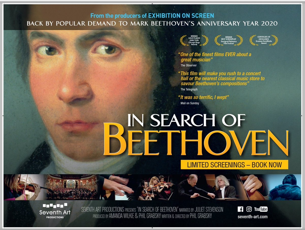 AvonTheatre's tweet photo. #ExhibitionOnScreen presents
#GreatComposers #InSearchOfBeethoven (NR)
Run time 139 Mins.
Wed., Dec. 18, 2019 at 7:30pm
🎟️https://t.co/U6o7ZQs5Ok
#Beethoven @artonscreen
#SeventhArtProductions @StamfordSymphon
@GreenwichSymph @NorwalkSymphony
#documentary #AvonTheatre https://t.co/5M2wI2Bq73