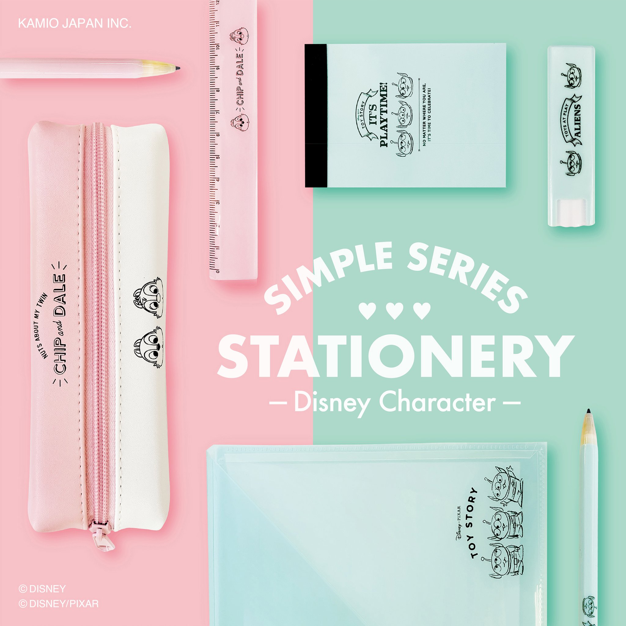 公式 カミオジャパンライセンス ディズニーのシンプルシリーズステーショナリーが新登場 4シリーズ4カラー展開だよ ぜひお近くの文具取り扱い店やファンシーショップで探してみてね アイテム一覧はこちらをチェック T Co