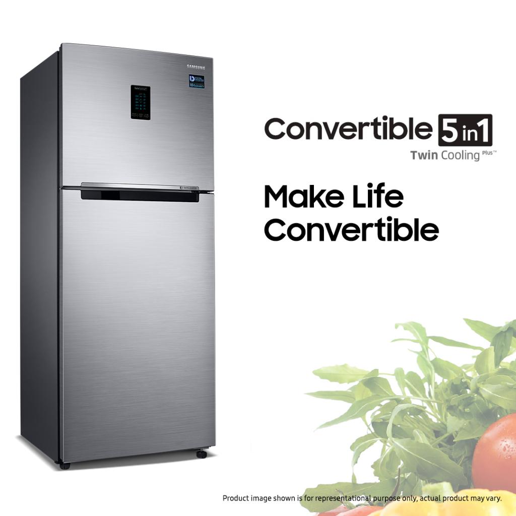 SamsungIndia's tweet photo. The revolutionary Samsung #Convertible5in1 refrigerator comes with 5 conversion modes to take care of all your needs at the push of a button. #MakeLifeConvertible https://t.co/qxeTmb3Tap https://t.co/BpBjCNdJWm