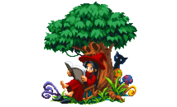 2018年のドット絵を見返してて、前のほうが良い感じがして若干凹みます。 