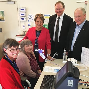 A new lung function laboratory was officially opened at the NWRH earlier this week, thanks to a generous donation from local NW businessesman Dale Elphinstone. The new lab means that patients will no longer need to travel to Launceston to undertake lung function testing.