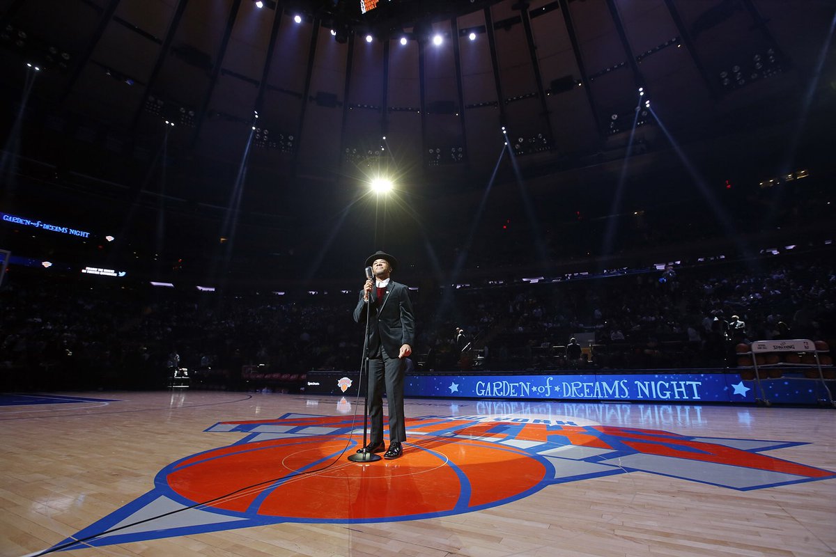 gardenofdreams's tweet photo. Star studded night with our @gardenofdreams young people taking center court for #GDFNight 🌟Thank you @nyknicks and #NYK fans for cheering on our kids tonight at @TheGarden ! https://t.co/VFplYiyIMe
