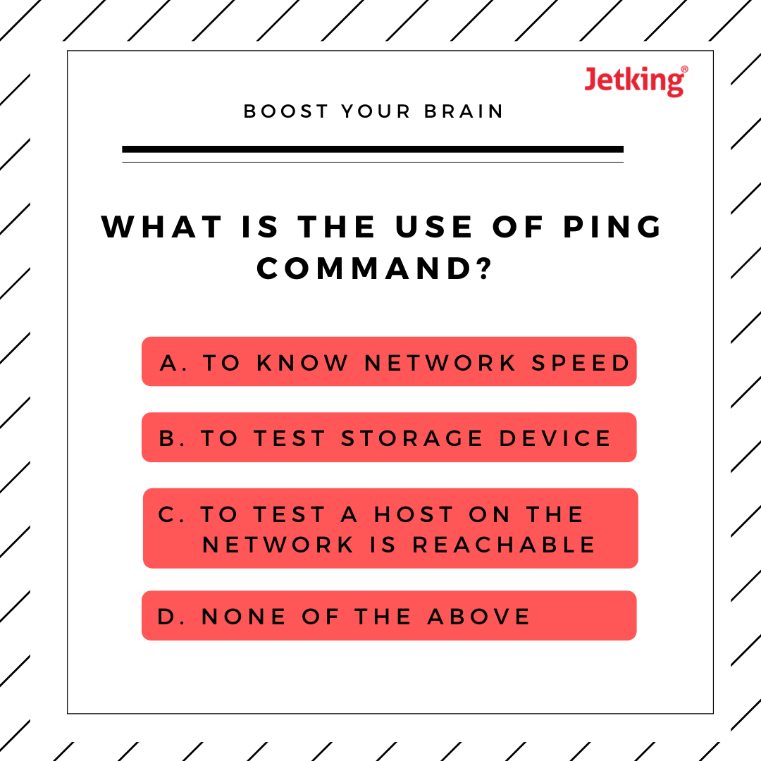 JetkingLtd's tweet photo. Wednesday quiz!
Answer in the comments below.
#wednesdayquiz #brainteasers #quiz #puzzle #question #student #career #networking #tech #wearejetking #jetkingindia https://t.co/Pj8MOkEyjc