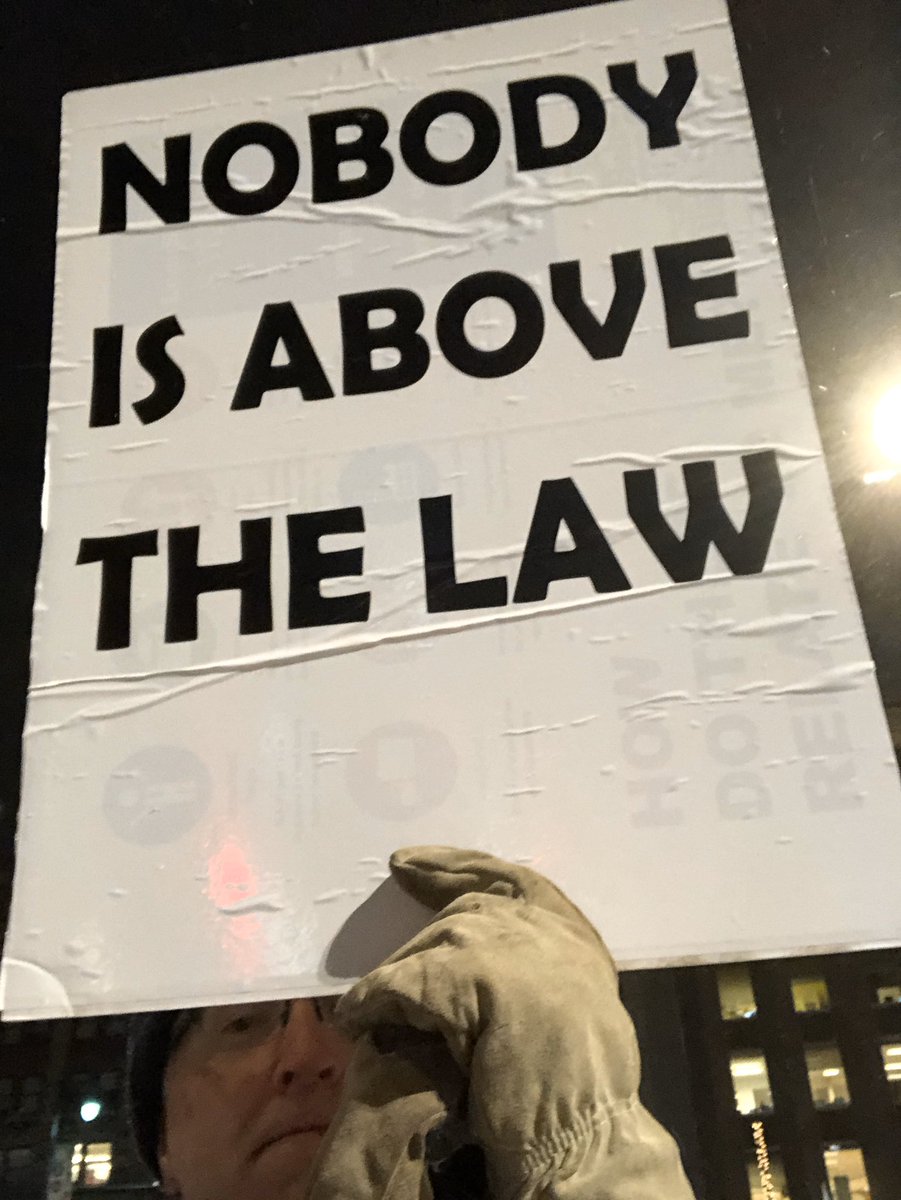 WinkerMike's tweet photo. Nobody Is Above the Law Rally at Monument Square in Portland, Maine. My first.
#NobodyIsAboveTheLaw
#ImpeachmentEve #NotAboveTheLaw #MainersforImpeachment
#ImpeachAndRemove @SenatorCollins do your job https://t.co/fAK3NlnlyL