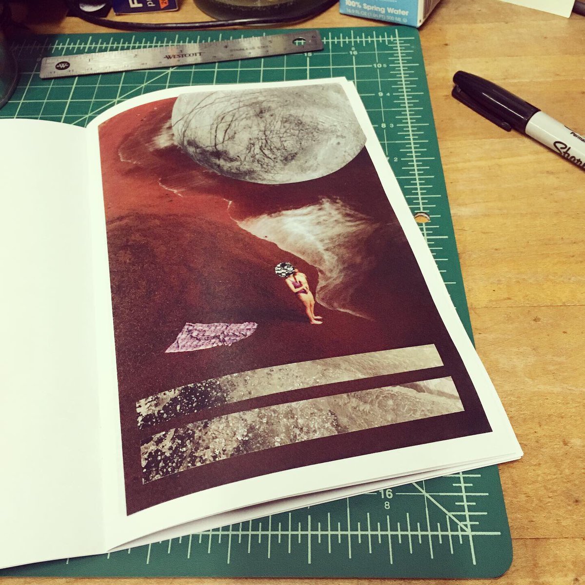 megancharland's tweet photo. Reflecting on 2019 and this is still by far one of my fave zines. Want one? DM me! I have a few copies left!  

🔥 20 pages
✂️ Collage 
✨ $15 (shipping included) 

#mcccccollage #mccccstudio #thehungerford #roc #cutandpaste #roccollage #collageart #zines https://t.co/4TrNKXSslt