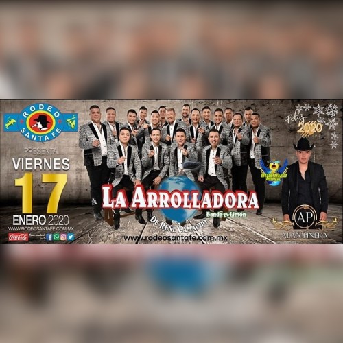 DondeHayFeria's tweet photo. 😱La @Arrolladora en el #RodeoSantaFe‼️
🎺Será una noche de #CalidadYCantidad con lo mejor de su propuesta musical.🎤
#BaiesEdoMex https://t.co/WhgZnSINjk