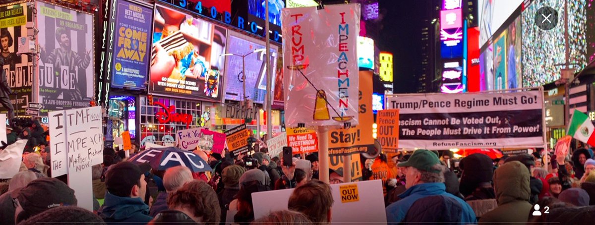 Lef_iv's tweet photo. NYC โข Impeach And Remove Rally
#NoOneIsAboveTheLaw
#ImpeachTrump
#ImpeachAndRemove
#ImpeachNow
#TimesSquareRally https://t.co/FzmkiVJKaK
