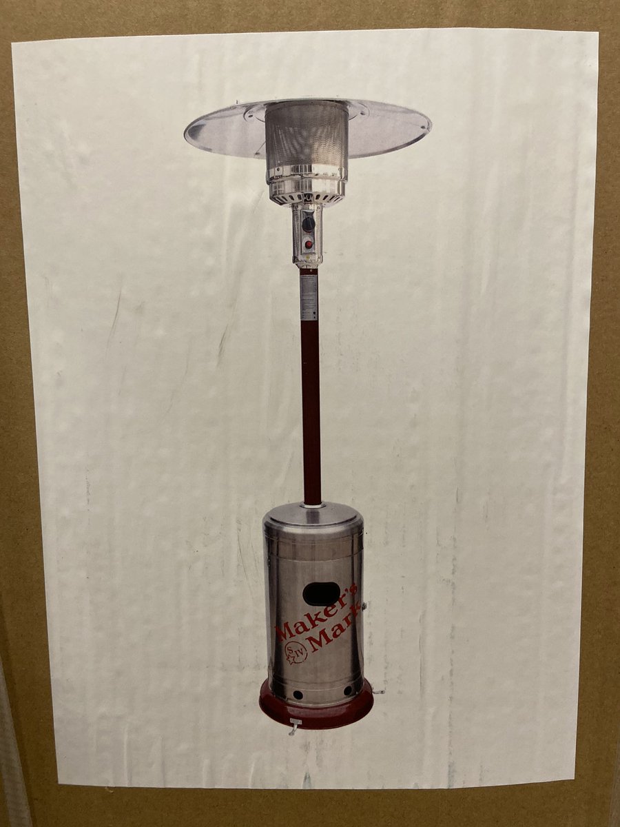 BuyRiteRt45's tweet photo. Day 6 of our countdown to #Christmas with 12 Days of Giveaways is a #MakerMark Patio Heater! Winner will be drawn tomorrow. Enter for a chance to win at check out! https://t.co/r0XGPHFm7M