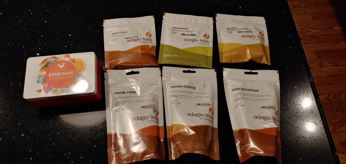 millertime74's tweet photo. After a weather delay I got my @AdagioTeas today. Bring on the holidays. https://t.co/yJoRHWXsjj