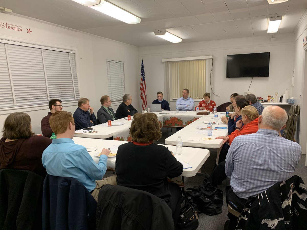 ChairmanHupfer's tweet photo. Great to be in Plymouth tonight meeting with our great Republican chairs &amp; vice chairs in the 2nd District. These local leaders are the reason for historic Republican victories in 2019...and they’re the reason we’ll win big again in 2020! https://t.co/PJbEo0cC4o