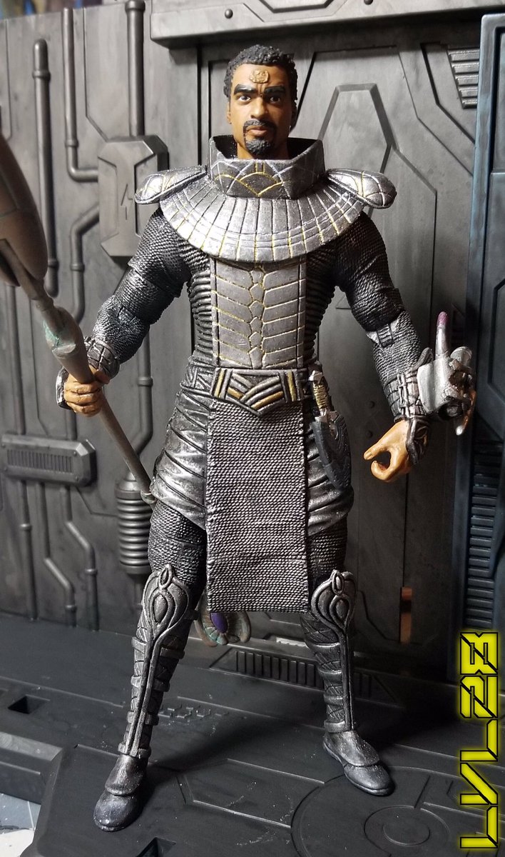 lvl28toys's tweet photo. Update on the custom Rak’nor I’ve been working on:
He’s finished! All the accessories have been added and paining is DONE!
#Stargate #stargatesg1 #StargateNow #raknor #customfigures #customtoys #customactionfigures #sg1 #artistsofinstagram https://t.co/N2shGoNpdx