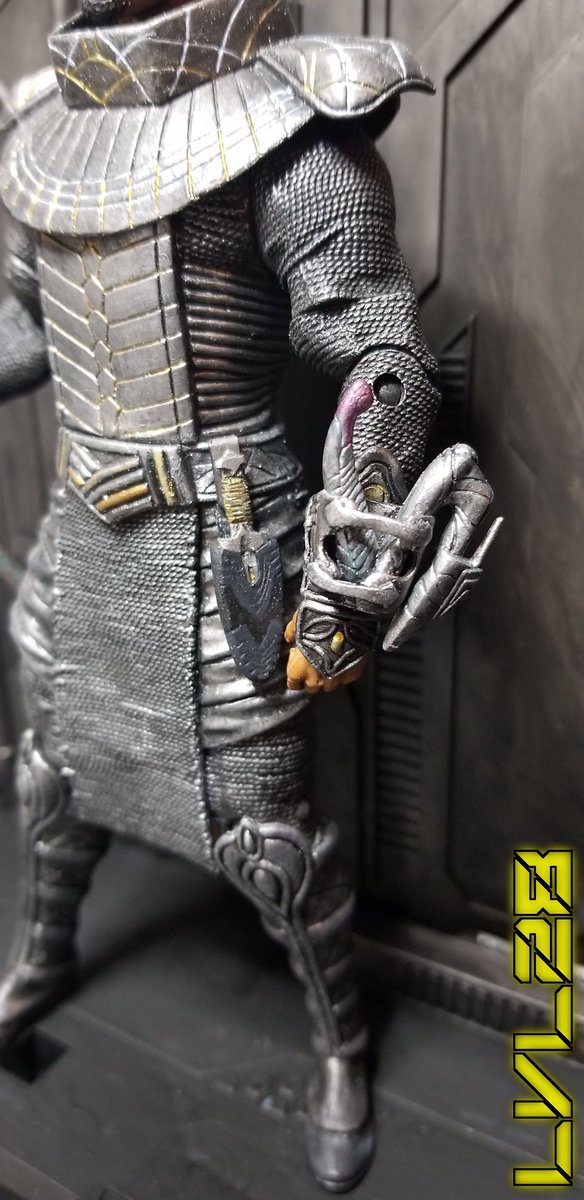 lvl28toys's tweet photo. Update on the custom Rak’nor I’ve been working on:
He’s finished! All the accessories have been added and paining is DONE!
#Stargate #stargatesg1 #StargateNow #raknor #customfigures #customtoys #customactionfigures #sg1 #artistsofinstagram https://t.co/N2shGoNpdx