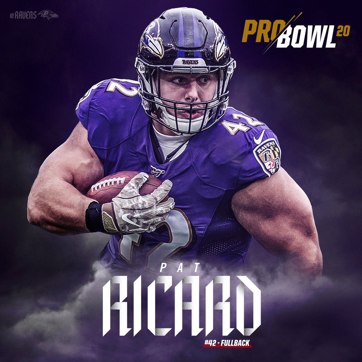 PRic508's tweet photo. Officially made my 1st ever Pro Bowl!!! Big thanks to #ravensflock for helping me get there! Excited for this opportunity and for all my teammates who were selected!!! https://t.co/RqPjdL4HOl