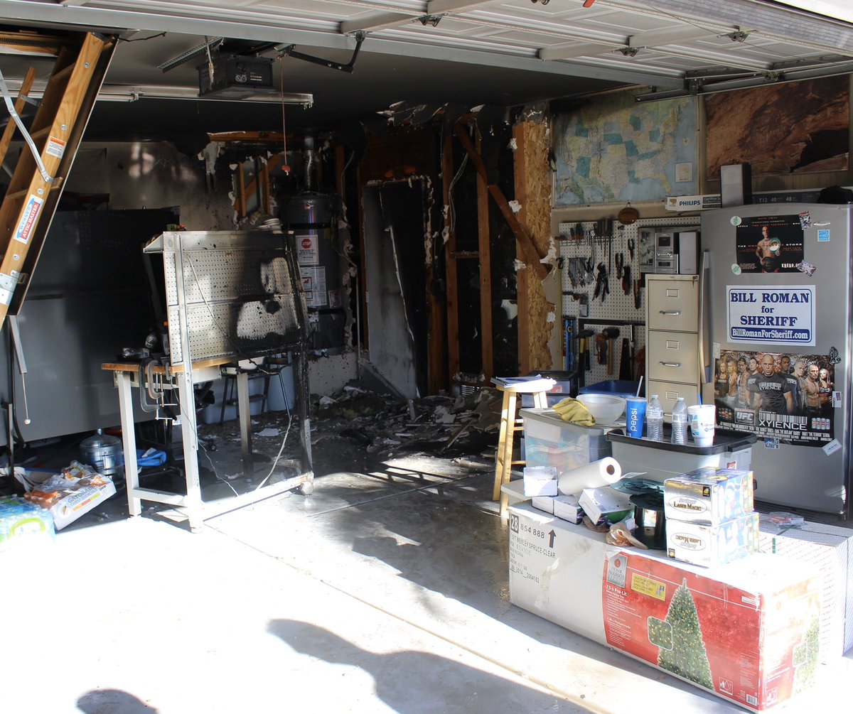 HendFireDept's tweet photo. Job well done by Fernando Medina, who was working next door when a fire started in the garage of Bob McCaulie's house near Arroyo Grande Blvd and Wigwam Pkwy this morning. Fernando safely supressed the fire with a garden hose until firefighters arrived. #seesaydosomething https://t.co/RFQAIZDV4y