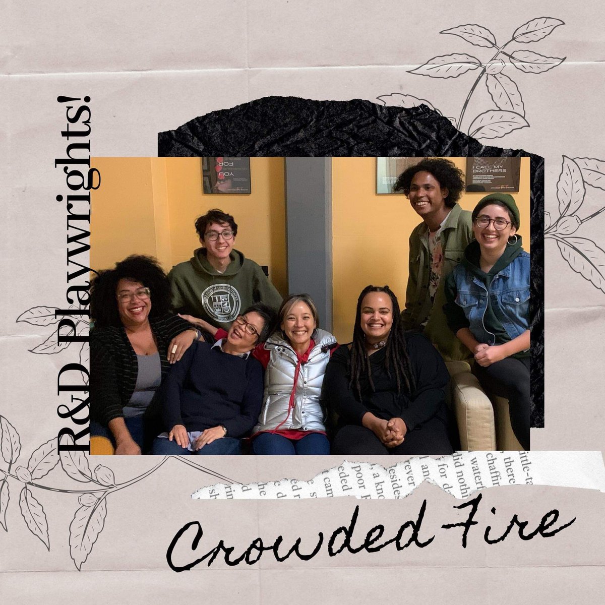 lindamgiron's tweet photo. Thanks @crowdedfire for the spotlight. Beyond thrilled to be part of this year’s R&amp;D family! #crowdedfire #nextgen #playwrights #bayarea #theatreartists https://t.co/ifW5y8rnmA