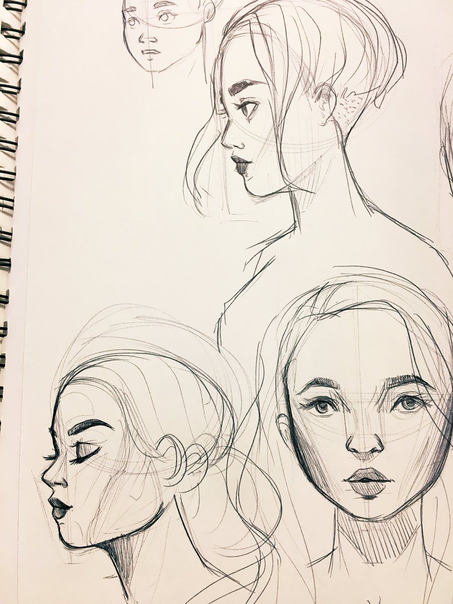 Played around with faces today in between work. Did these in pen so there's so many mistakes but a lot was learned.
👁 👁
👃🏻
👄