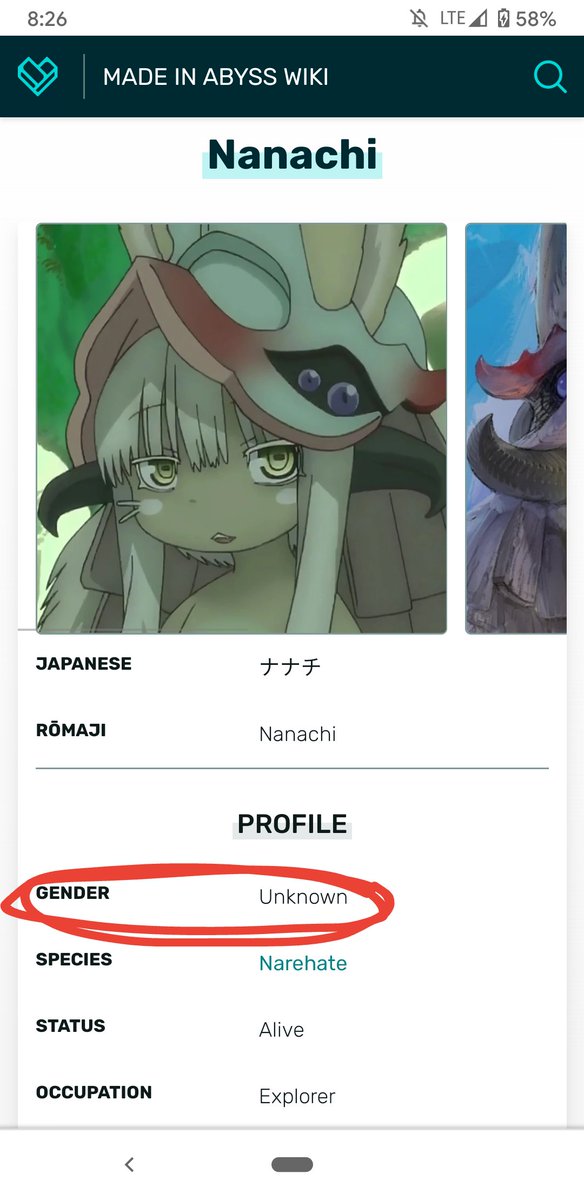 Nanachi, Made in Abyss Wiki